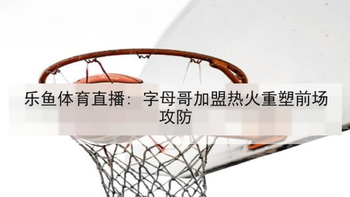 乐鱼体育直播: 字母哥加盟热火重塑前场攻防