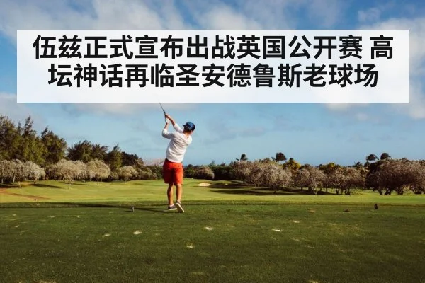 伍兹正式宣布出战英国公开赛 高坛神话再临圣安德鲁斯老球场